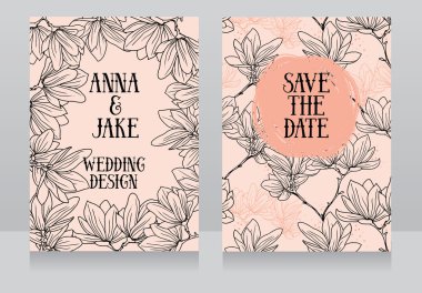 Manolya çiçek düğün tasarımıyla