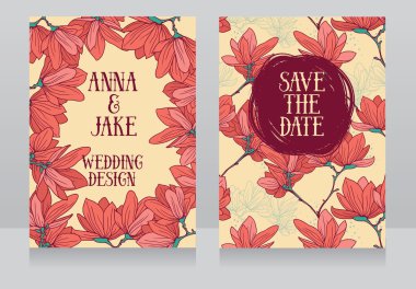 Manolya çiçek düğün tasarımıyla