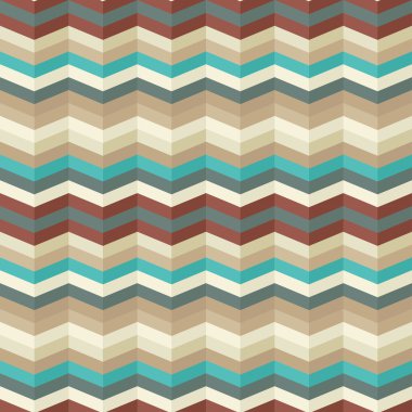 zikzaklar ile kesintisiz geometrik desen