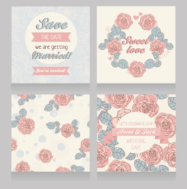 Floral düğün dekorasyon için ayarla