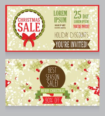 Noel Satılık şablonları afiş