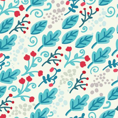 Floral seamless texture clipart