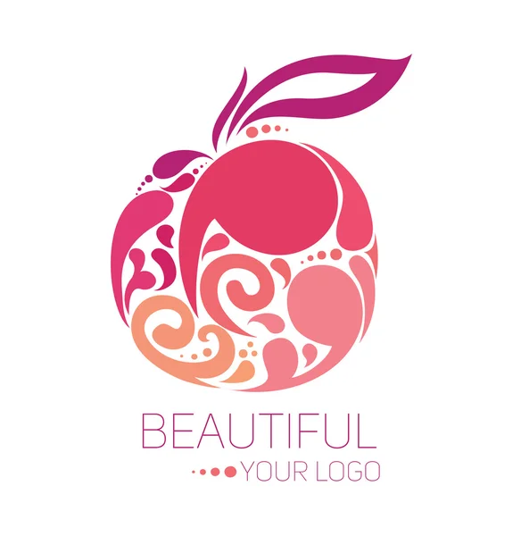 Όμορφο λογότυπο πρότυπο — Διανυσματικό Αρχείο