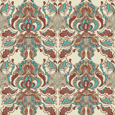 Hint tarzı güzel Dikişsiz desen