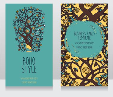 çiçek açan ağacında kartlarla tarzı şark