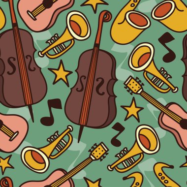 sorunsuz geçmiş müzik aletleri ile