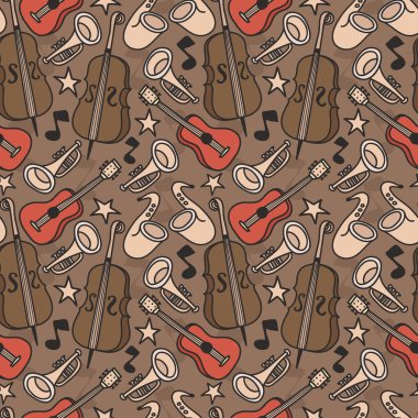 sorunsuz geçmiş müzik aletleri ile