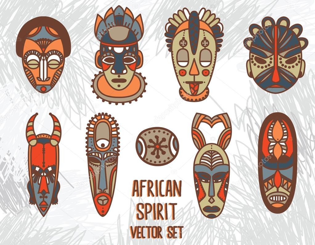African Masks Patterns