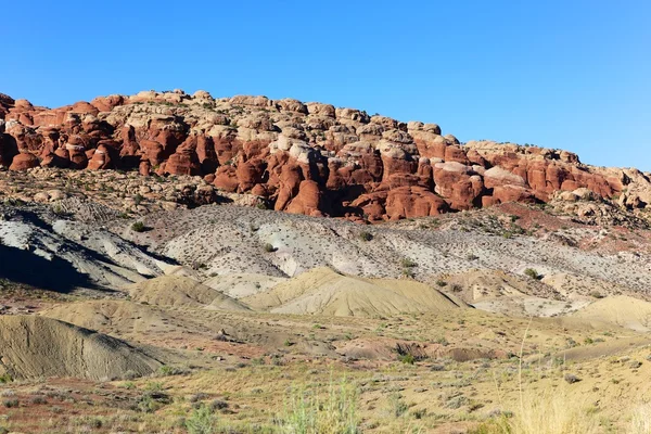 Fornalha de fogo em arcos parque nacional utah EUA — Fotografia de Stock