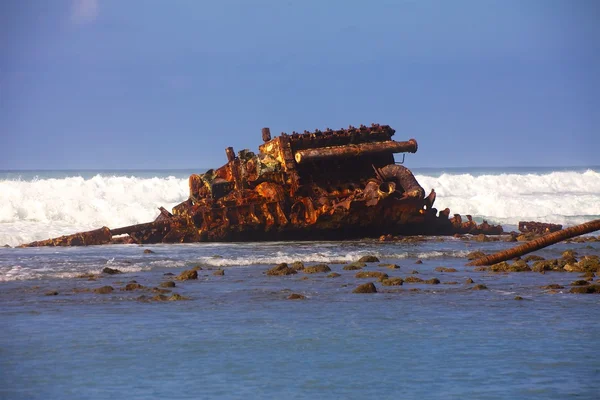 El barco wreck at corcovado national park costa rica central america — Stock Photo, Image