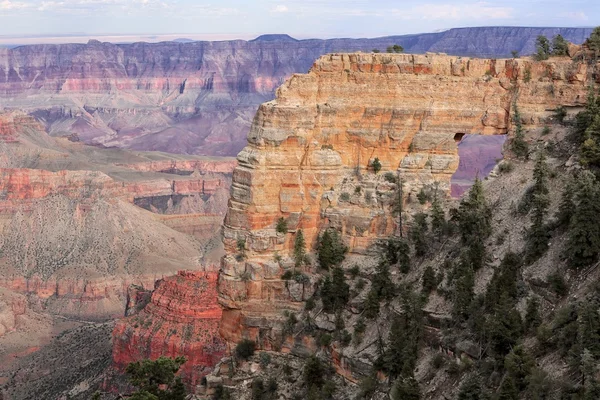 Αψίδα στο εκπληκτικό εθνικό πάρκο grand canyon βόρειο τμήμα — Φωτογραφία Αρχείου