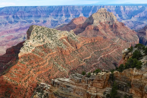 L'incredibile grande canyon parco nazionale bordo nord — Foto Stock