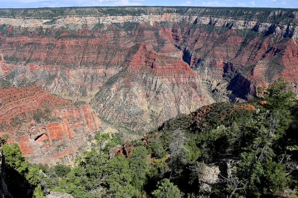 El gran cañón del parque nacional arizona borde norte — Foto de Stock