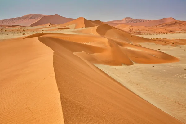 Wydmy pustyni namib naukluft — Zdjęcie stockowe