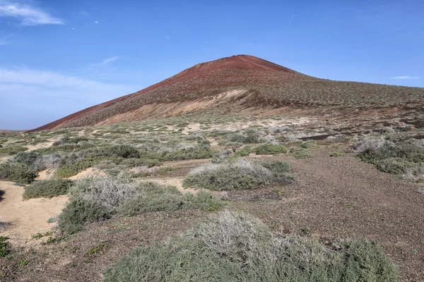 Wulkan w isla graciosa canarias — Zdjęcie stockowe