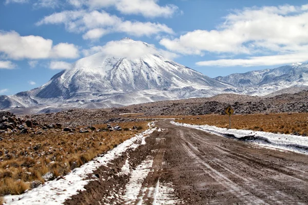 Strada difficile chile — Foto Stock