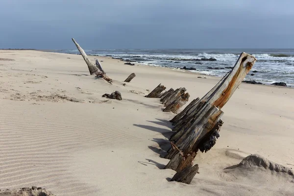 Wreck skeleton coast — Stock Photo, Image