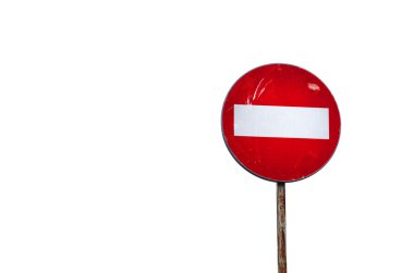 Yol trafik işaret durdurmak