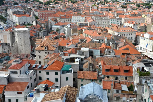 Středověké historické centrum Split, Chorvatsko — Stock fotografie