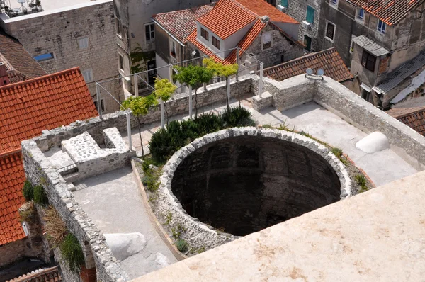 Split, Hırvatistan'ın Orta Çağ tarihi merkezi — Stok fotoğraf