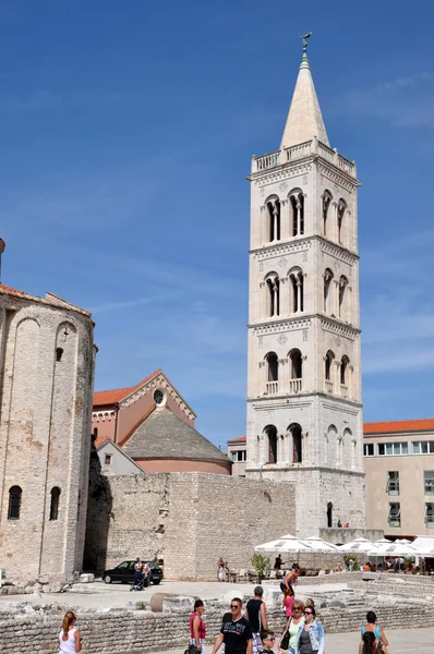 Zadar'ın tarihi merkezi, Hırvatistan — Stok fotoğraf