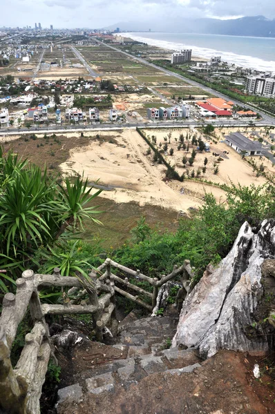 Da Nang Beach, Vietname. Nomeado também praia da China, era o lugar — Fotografia de Stock