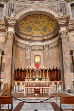 Pantheon kilisede. Roma, İtalya