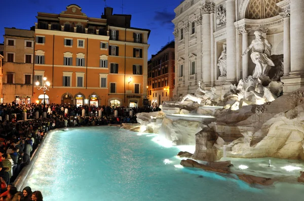 Trevi fountain (Fontana di Trevi). Rome, Italy