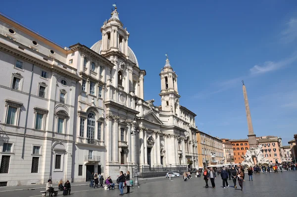 Piazza Navona place à Rome, Italie — Photo