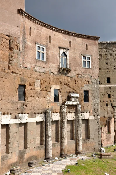 Keizerlijke fora van keizer Augustus. Rome, Italië — Stockfoto