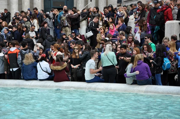 Trevi fountain (Fontana di Trevi), Rome, Italy — Stock Photo, Image