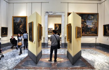 Paintings in the Vatican Museums clipart