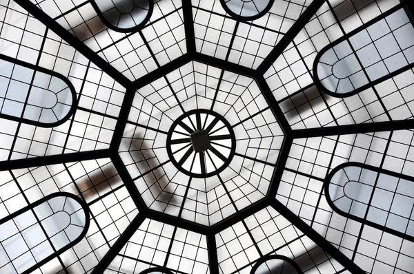 Glass cupola inside a dome — Stock Photo, Image