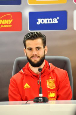 Basın toplantısı berfore Romanya - İspanya dostu futbol maçı