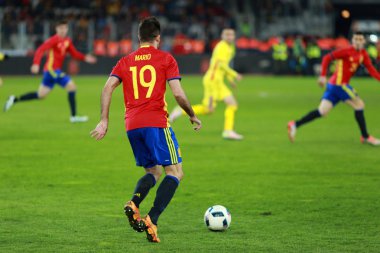 Futbolcu eylem alanında