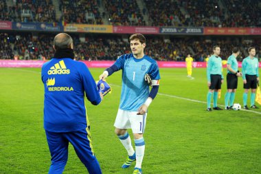 Iker Casillas en başından İspanya vs Romanya futbol maç