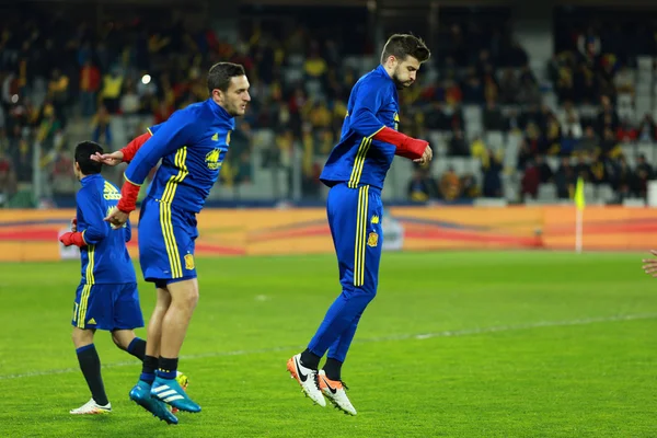 Warm-up before a soccer match — Stock Photo, Image