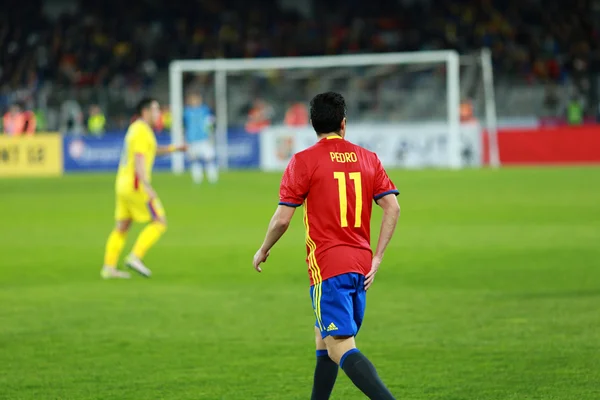 Romanya vs İspanya maç önce Euro 2016 — Stok fotoğraf