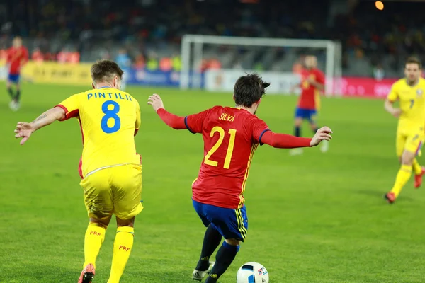 David Silva footballeur en action — Photo