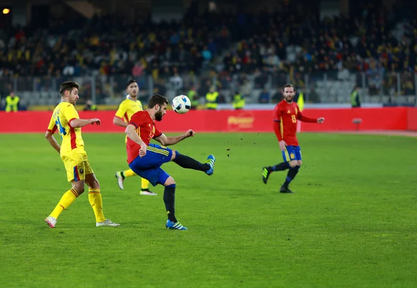 Rumania vs España partido antes de la Euro 2016 — Foto de Stock