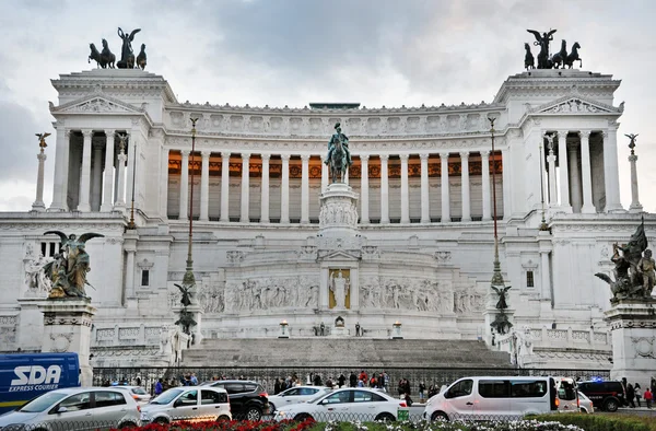 Piazza Venezia, Rome — Stockfoto