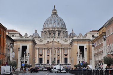 Saint Peter Bazilikası'na. Vatikan Şehri