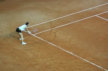 Tenisçi iş başında