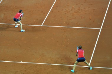 Çift Kişilik kadın tenis maçı