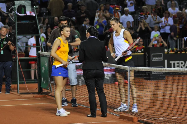 Tenniswedstrijd voor vrouwen — Stockfoto