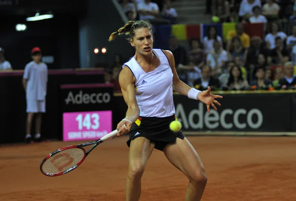 Jogador de tênis alemão Andrea Petkovic em ação — Fotografia de Stock
