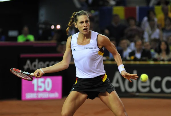 Jogador de tênis alemão Andrea Petkovic em ação — Fotografia de Stock