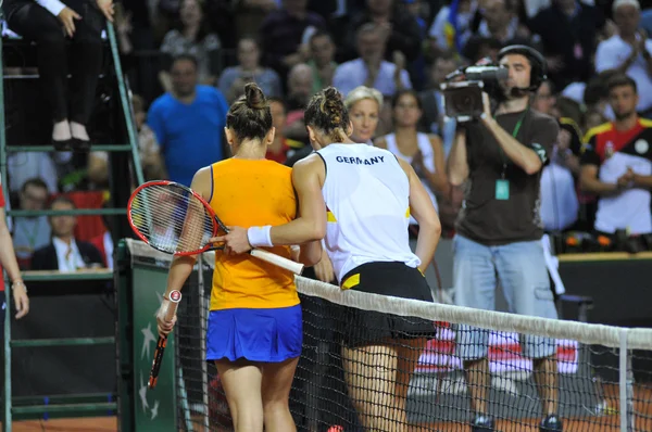 Women tennis match — Stock Photo, Image