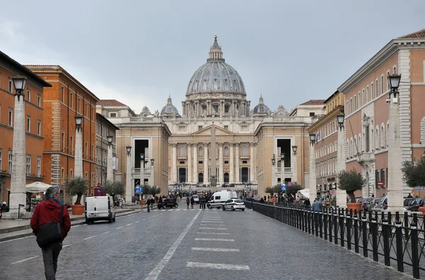 Szent Péter-bazilika. Vatikán — Stock Fotó