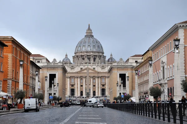 Bazyliki Świętego Piotra. Watykan — Zdjęcie stockowe